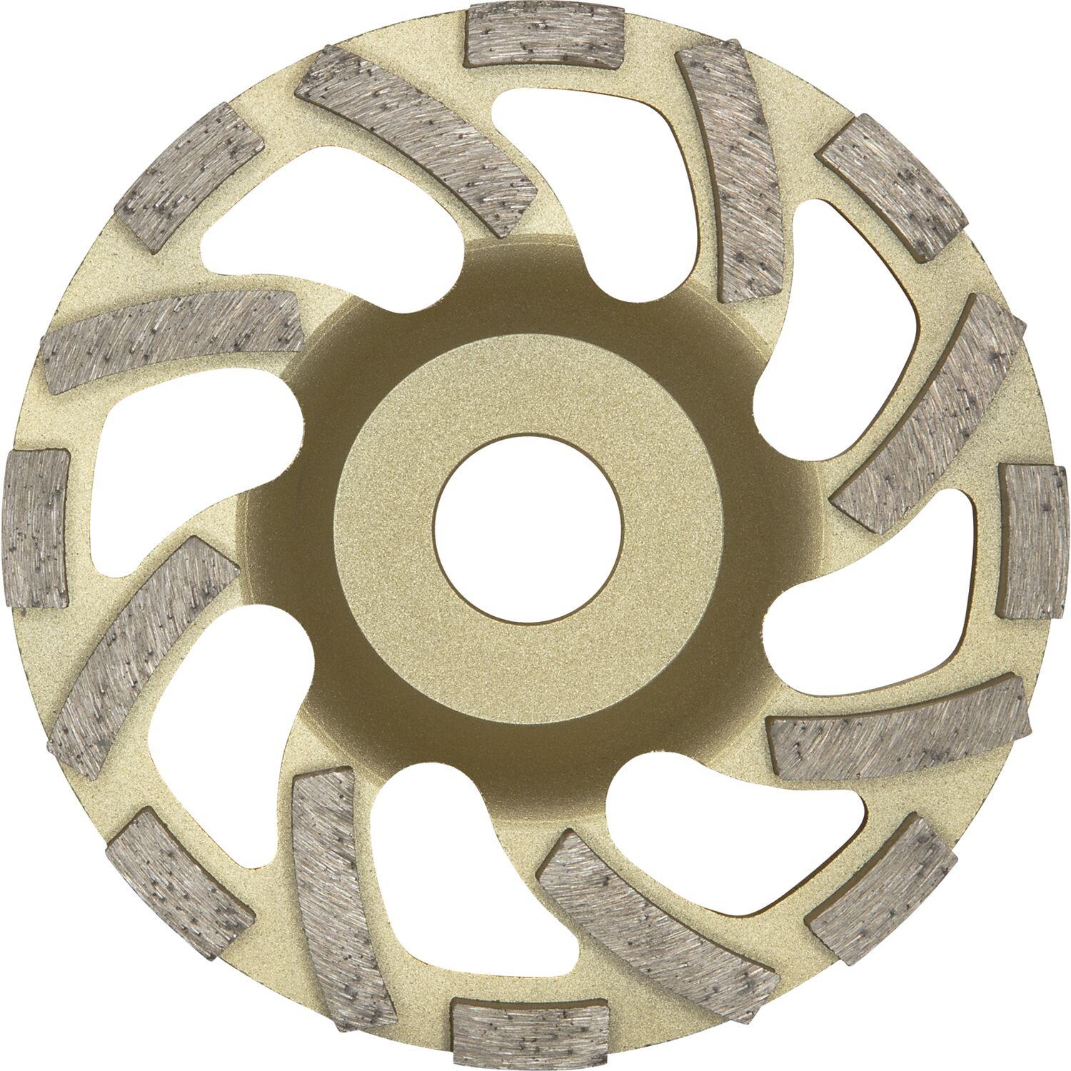 Diewe, Schleifmittel, Diamant Trockenschleifteller New Fan Cup Gold 125 x 22 x 22.23 mm