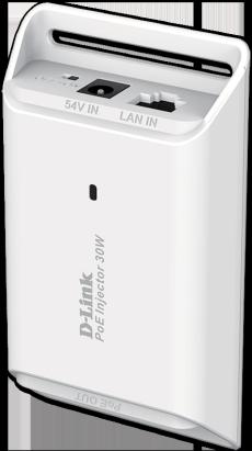 Produktbild D-Link DPE301GI: PoE+ Gigabit Injector (802.3at (PoE+), 30 W)