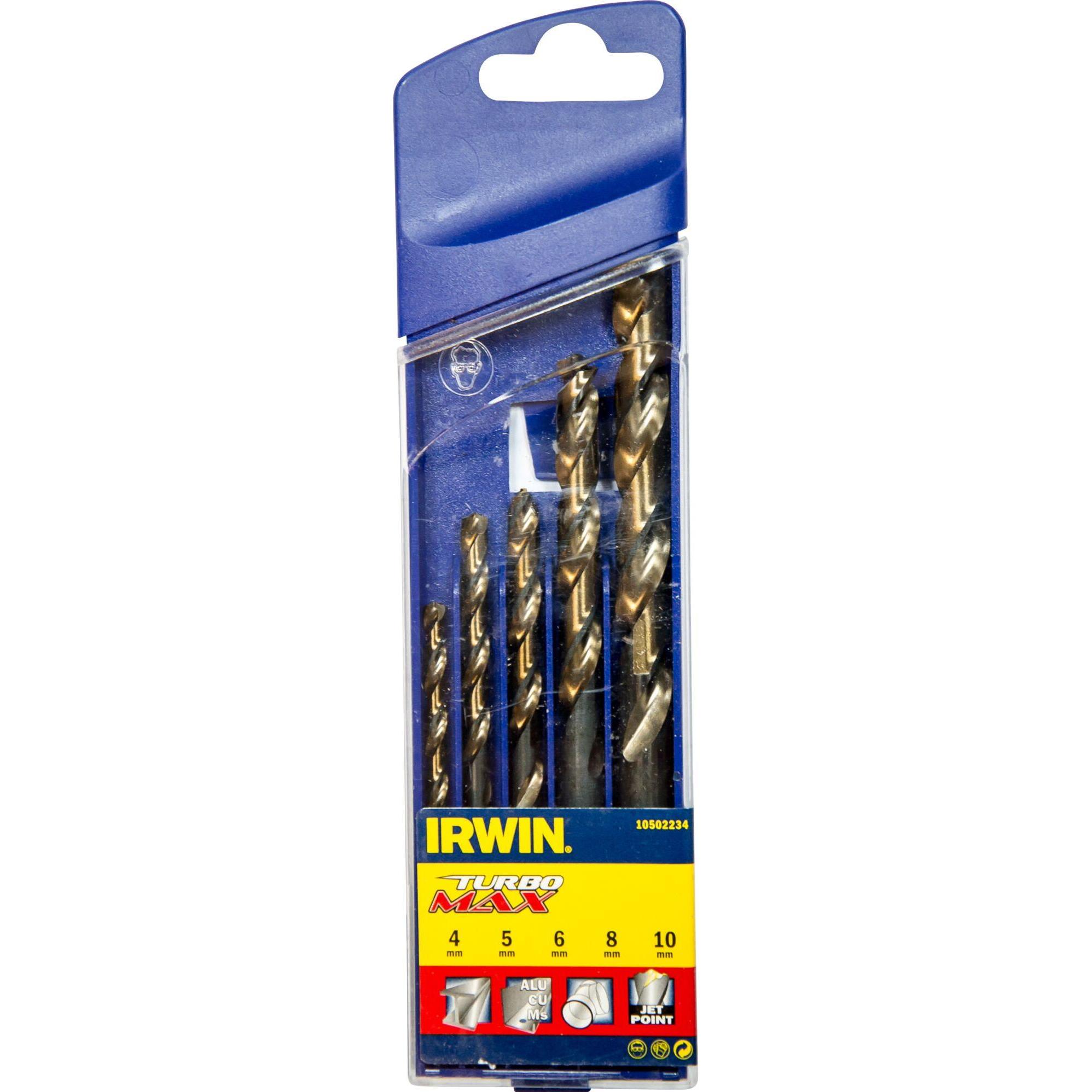 Stanley, Bohrereinsatz, Drill set Turbomax 4-10? mm 5 pcs (4 mm, 5 mm, 6 mm, 10 mm, 8 mm)