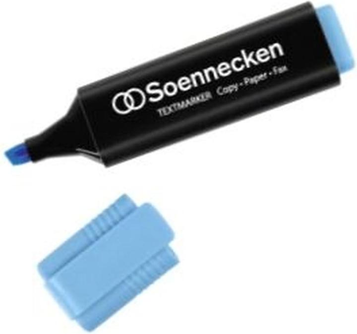 Produktbild Soennecken Textmarker Strichstärke: 2-5 mm Schreibfarbe: blau (Blau, 5 mm, 1 x)