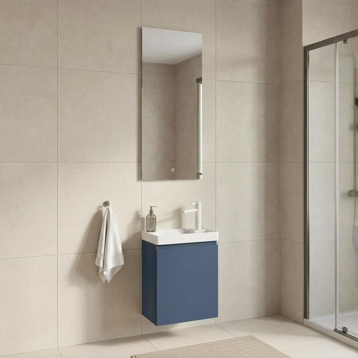 Produktbild Homitis Ferla 40 Bathroom Cabinet With Sink & Mirror Set (2 Pieces)