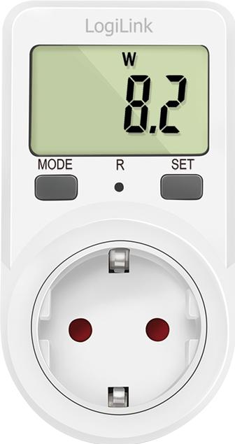 Actual product image LogiLink Energy cost meter, white