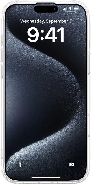 Actual product image Cazy Cover with magnetic ring, compatible with Qi2/MagSafe (Apple iPhone 16 Plus)
