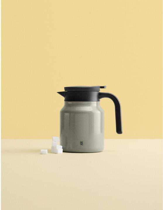 Image du produit Rig-Tig by Stelton 0,9 litre - Rustfrit stål/plastik - Kaki (0.90 l)