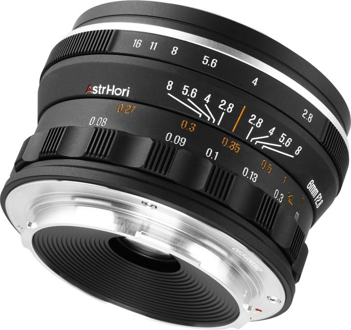 Image du produit AstrHori 6mm F2.8 Leica/Panasonic/Sigma L Mount Full Frame Lens Black (Monture L, Plein format)