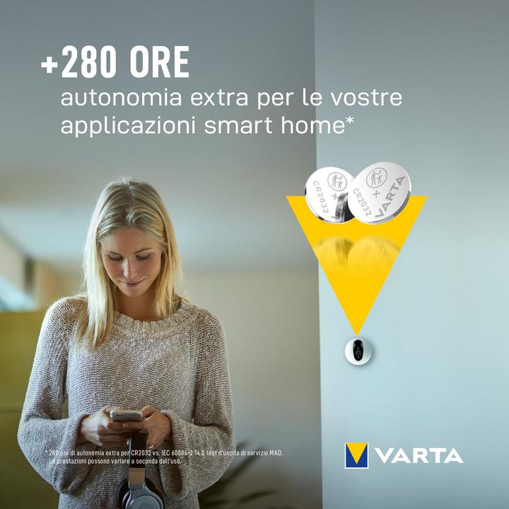 Image du produit Varta Cr2032 (5 pcs, CR2032, 230 mAh)