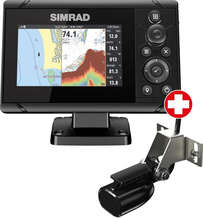 Actual product image Simrad Cruise" chartplotter incl. 83/200 transducer