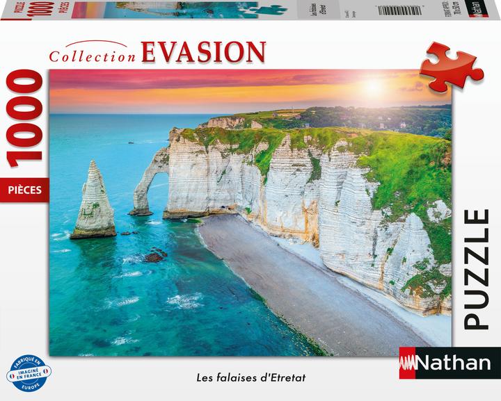 Nathan Puzzle 1000 pieces Falaises d'Etretat, France (1000 Teile)