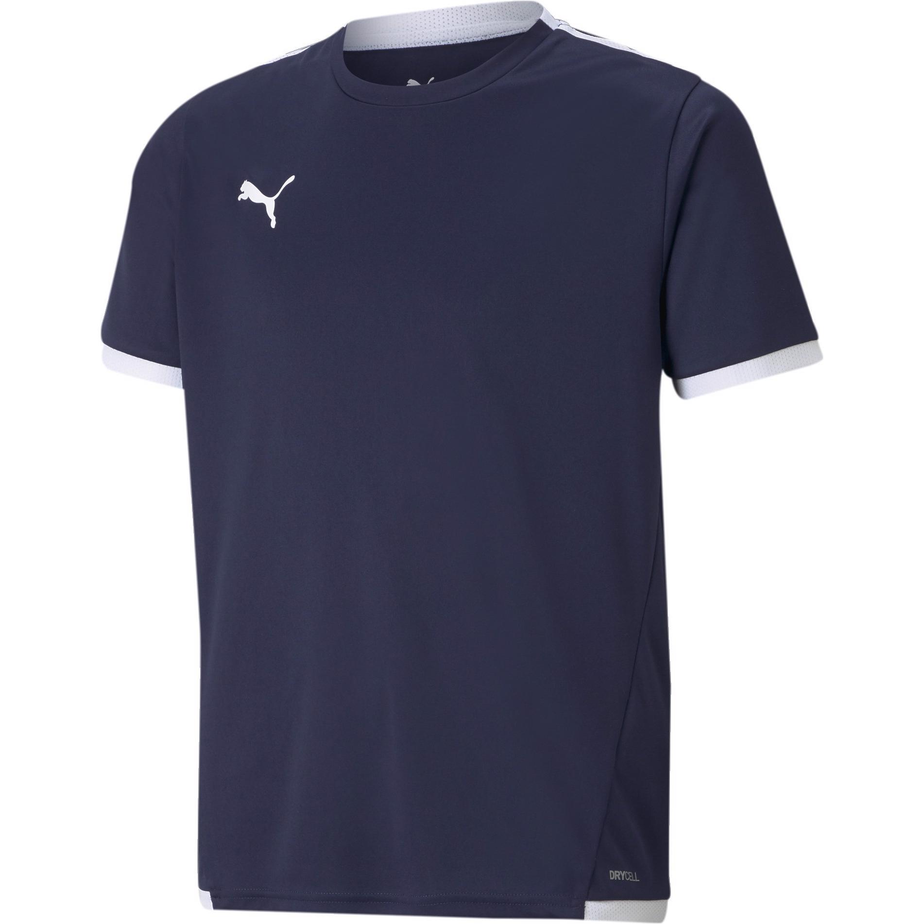 Puma, Herren, Sportshirt, teamLIGA Jersey Jr-704925 (116), Blau, 116