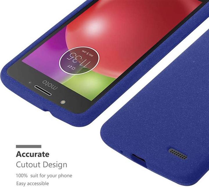 Actual product image Cadorabo TPU Frosted Cover (Motorola Moto E4)