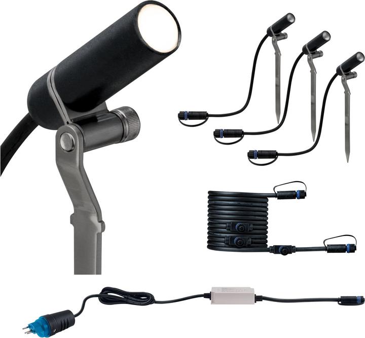 Actual product image Paulmann Lights Plug & Shine Spot Plantini Set CH (180 lm, IP65)