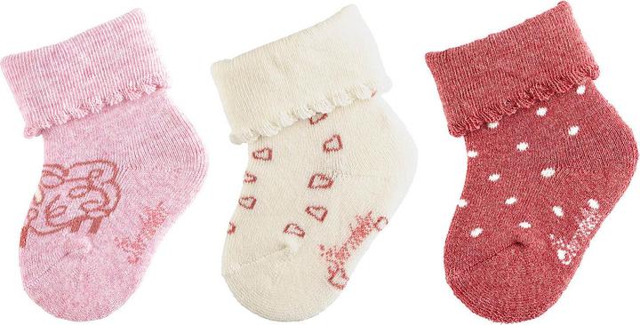 Actual product image Sterntaler Baby socks 3-pack hearts and dots (pack of 3, 13/14)