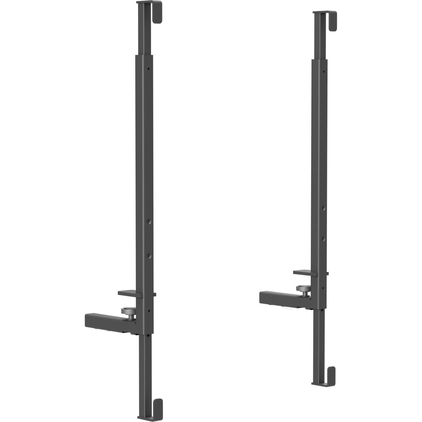 0, Möbelausstattung, BMB 2x SOLIDO Varioplex Halterung, 600 mm, Schwarz