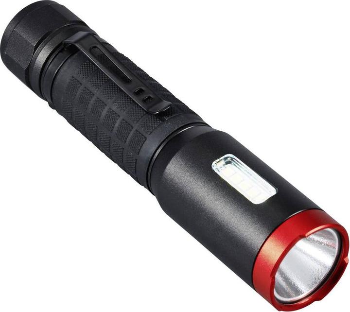Toolcraft Lampe à main LED réglable, avec support magnétique, avec clip ceinture Li-Ion (13.80 cm, 1000 lm)
