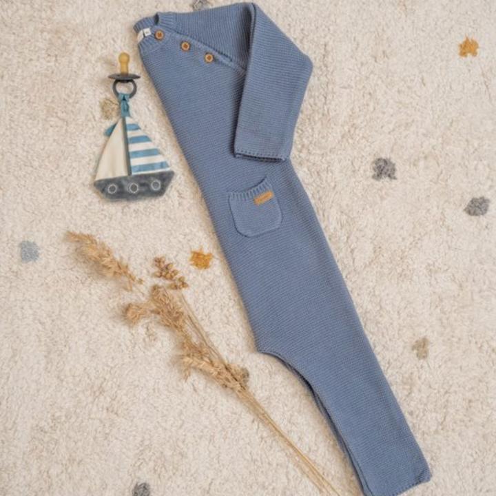 Immagine prodotto Little Dutch Tuta a rompicapo lavorata a maglia blu (86)