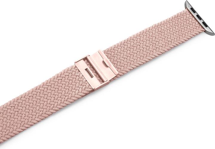 Actual product image Puro Loop Band - Pleciony pasek do Apple Watch 38/40/41 mm (różowy) (41 mm, 38 mm, 40 mm, Nylon)