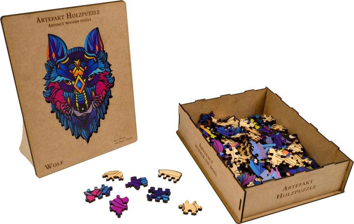 Produktbild Philos Artefakt Holzpuzzle in Katze (160 Teile)