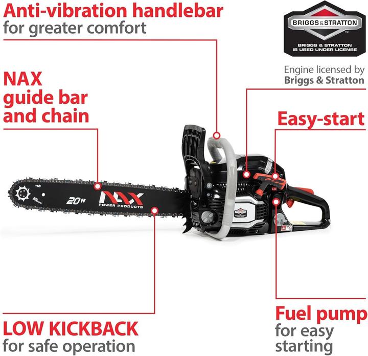 Actual product image NAC NAX PIŁA SPALINOWA 61,5cc NAX500C (Petrol chain saw)