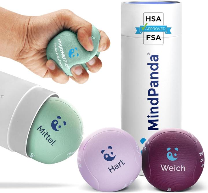 Produktbild MindPanda 3er-Set Gel-Stressball