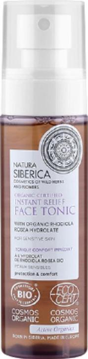 Image du produit Natura Siberica Organic Certified Instant Relief Face Tonic for Sensitive Skin, 100 ml, 8741E (Tonique visage, 100 ml)