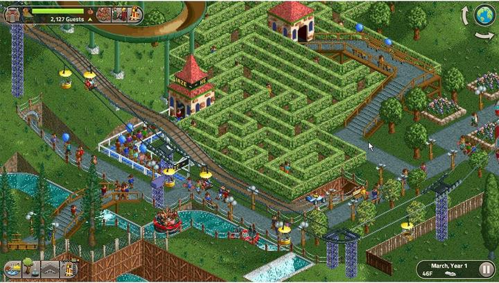 Actual product image Atari RollerCoaster Tycoon Classic (Switch, DE)