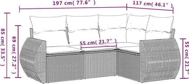 Produktbild vidaXL Makenna