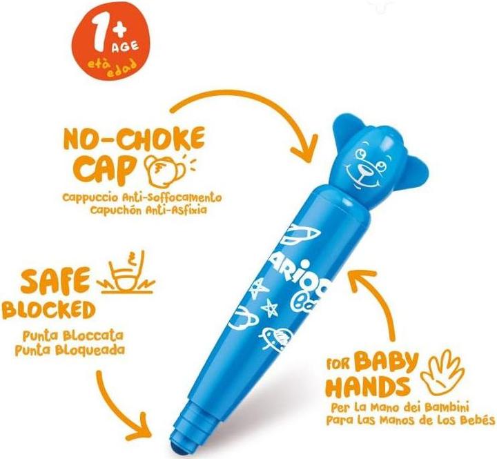 Produktbild Carioca Fasermaler Baby Teddy 1+ (12x)