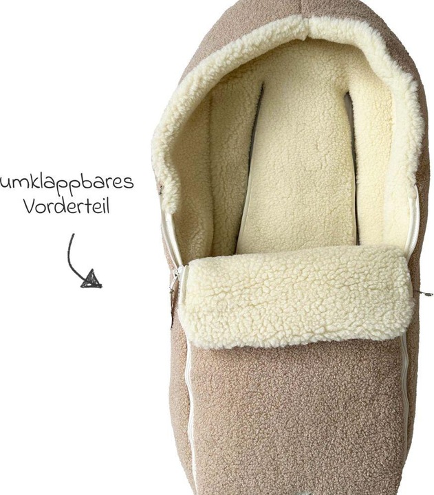 Produktbild Kaiser Fusssäcke für Babyschalen & Babywannen Schurwolle-Fusssack Hukky für Babyschalen