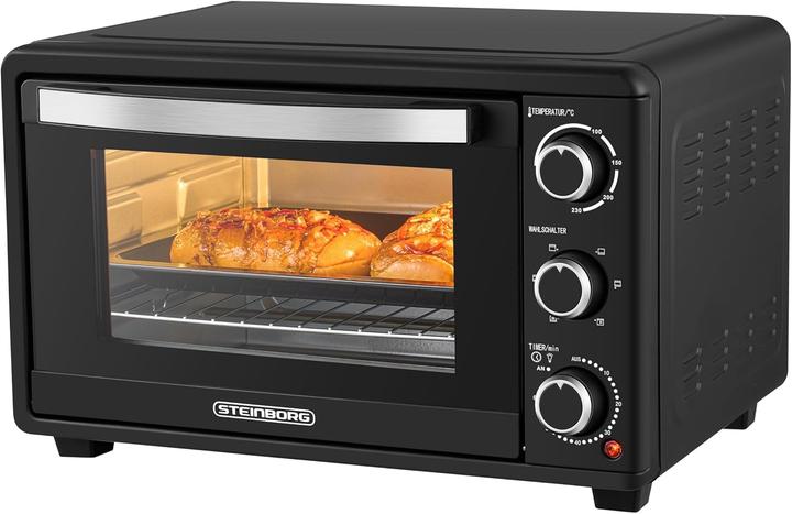 Actual product image Steinborg Mini-Backofen mit Umluft und Timer (25 Liter)