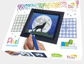 Image du produit Pixelhobby Boîte cadeau de 20 carrés de pixels - Loup dans la nuit