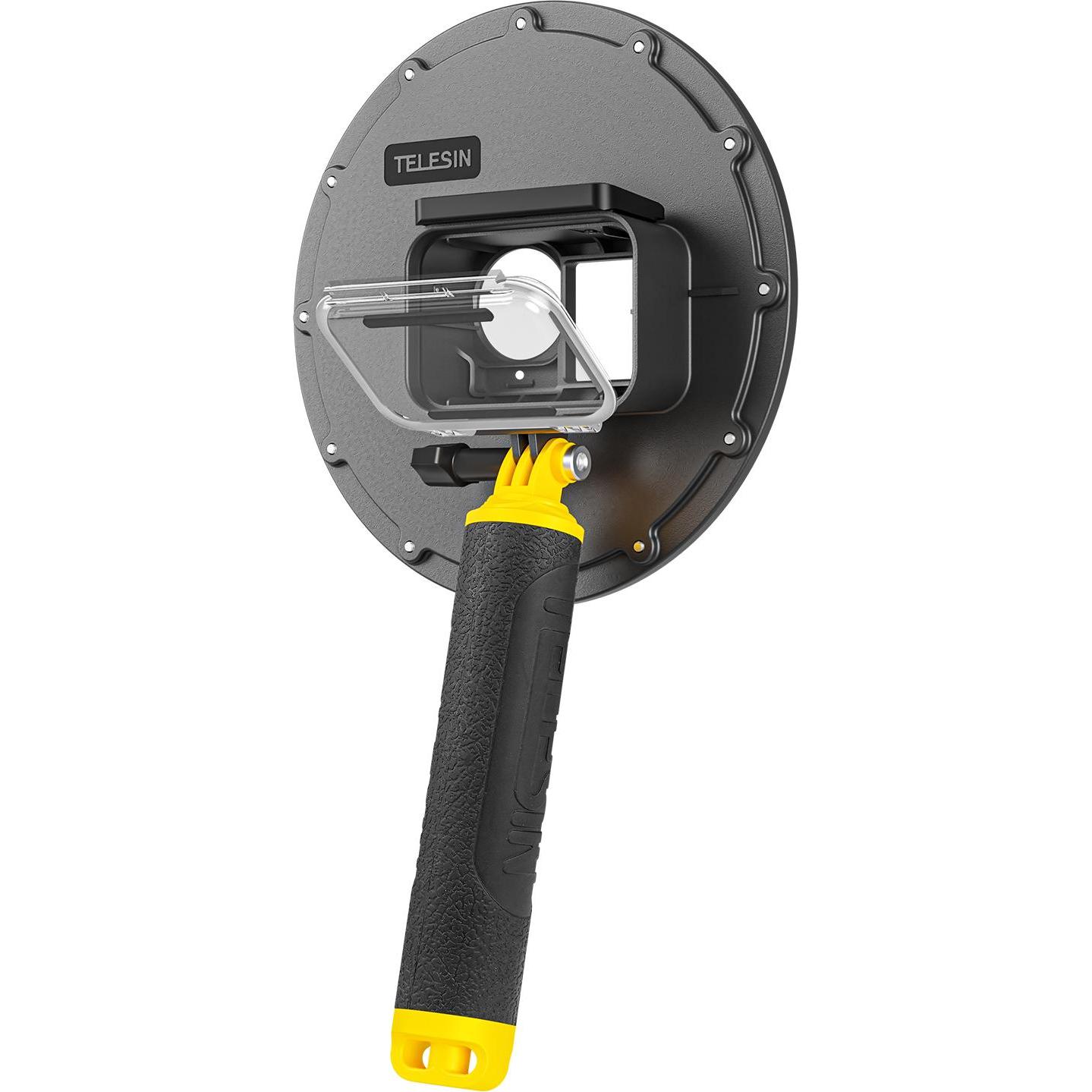 Thumbnail - Telesin dome port for DJI Action 3/4 (4, Action 3), Action Cam Zubehör, Mehrfarbig