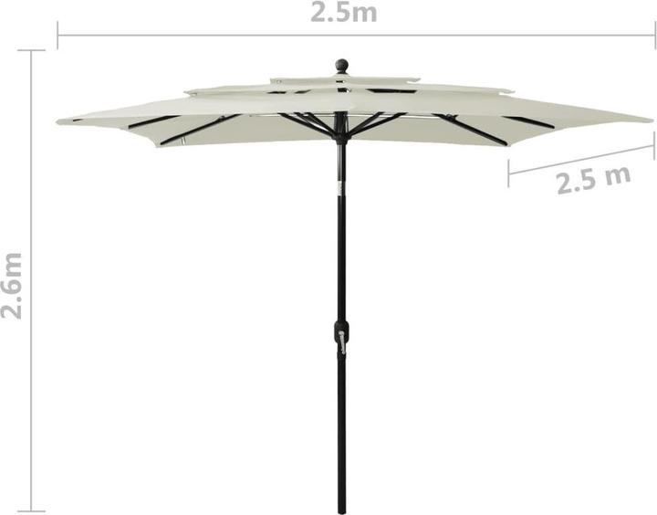 Immagine prodotto vidaXL Sonnenschirm (2.50 m)