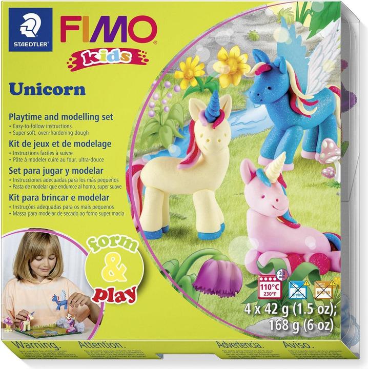 Image du produit Fimo - Kids Form & Play Set - Licorne (8034 19 LZ)
