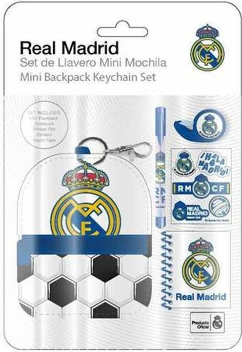 Actual product image Cerdá Real Madrid Stationery mini backpack set