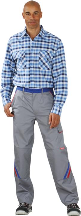 blau kariert