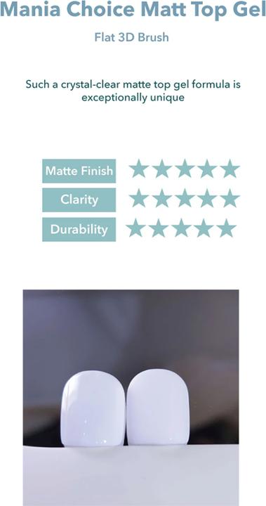 Produktbild Crear Mania Choice Matt Top - 10g (Clear)