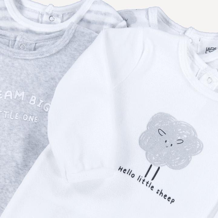 Produktbild La Redoute Collections 4er-Pack Samst-Strampler (74)