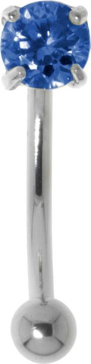 Immagine prodotto Bijouteria Piercing sopracciglio (Zirconia, Argento 925, Acciaio chirurgico 316L)
