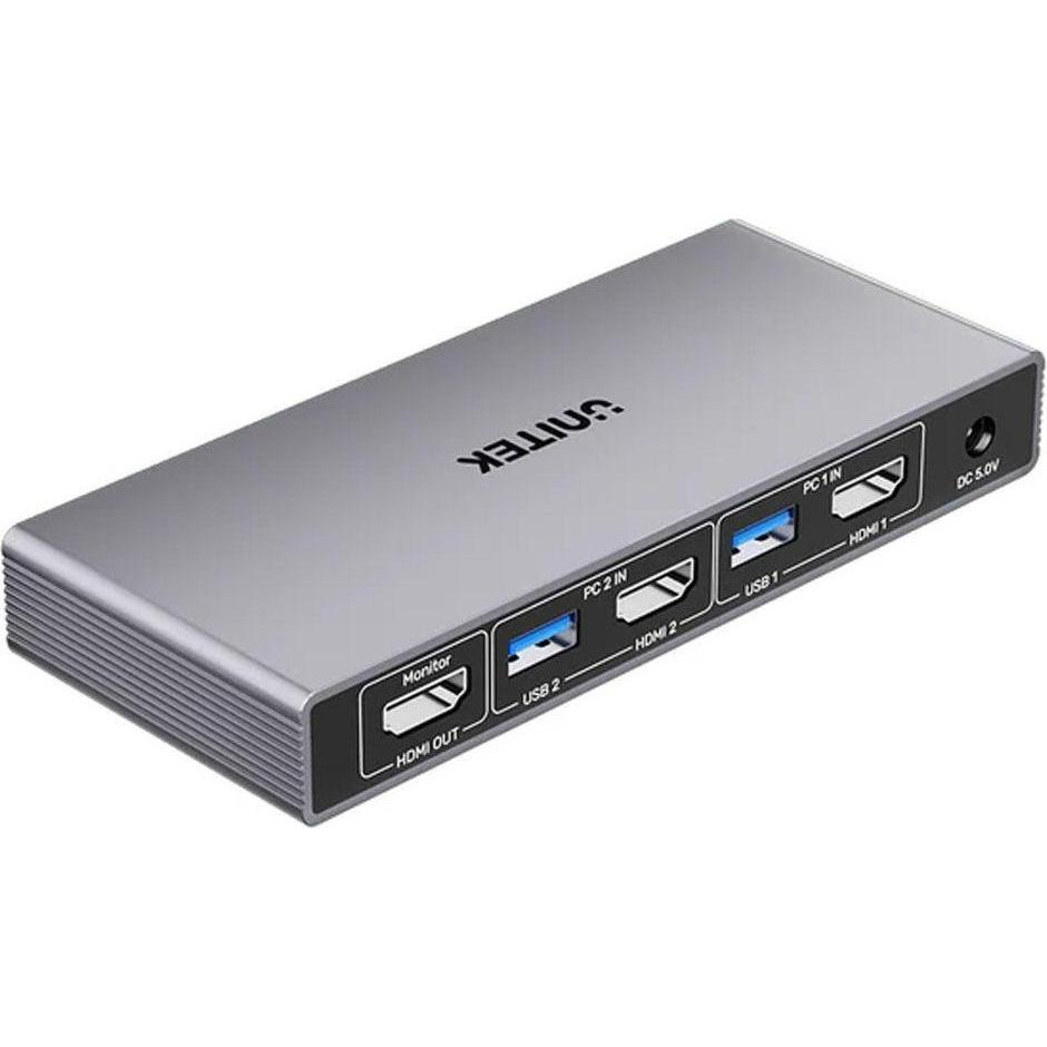 Unitek 4K@60Hz USB 3.0 HDMI KVM-Schalter, Switch KVM