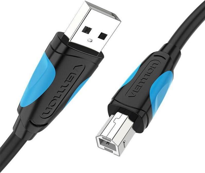 Image du produit Vention Câble USB 2.0 type A-B, noir - 1m (1 m, USB 2.0)