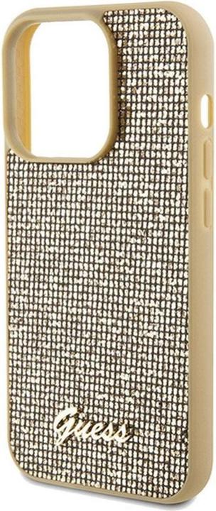 Produktbild Guess GUHCP14XPMSDGSD iPhone 14 Pro Max 6.7" złoty/gold hardcase Disco Metal Script (Apple iPhone 14 Pro Max)