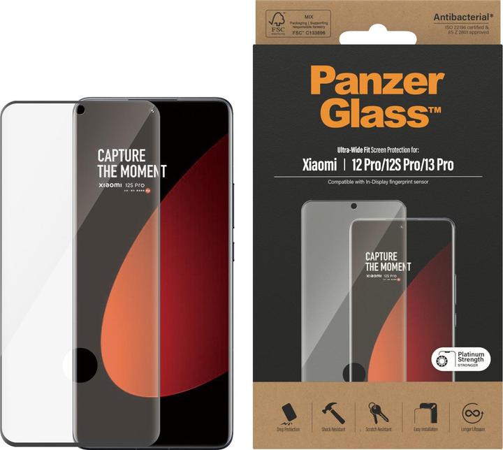 Actual product image PanzerGlass Case Friendly (1 Piece, Xiaomi 12S Pro, Xiaomi 13 Pro, Xiaomi 12 Pro)