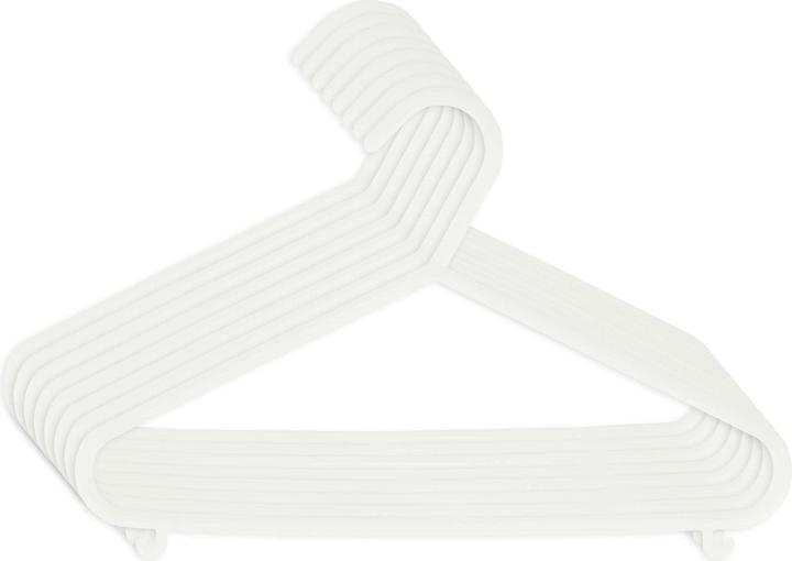 Bieco Kleerhanger wit (8 x)