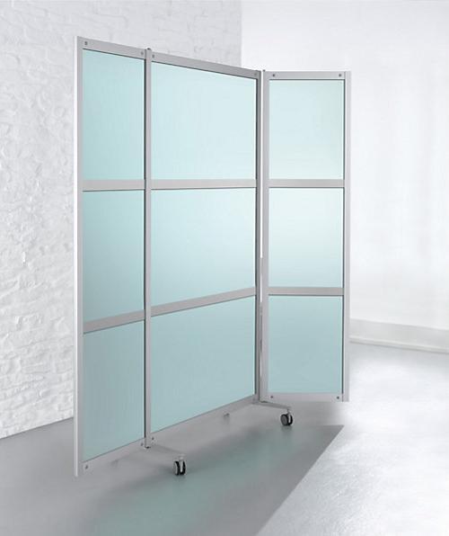 Produktbild BST Systeme Mobile Faltstellwand, schwer entflammbar (200 x 190 cm)