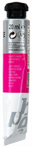 Actual product image Pebeo T7 Extra Fine Gouache (Bengal pink lacquer, 20 ml)