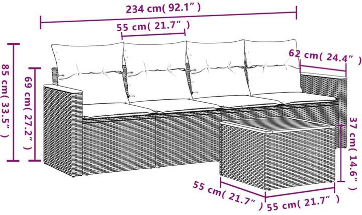 Produktbild vidaXL Ophelie