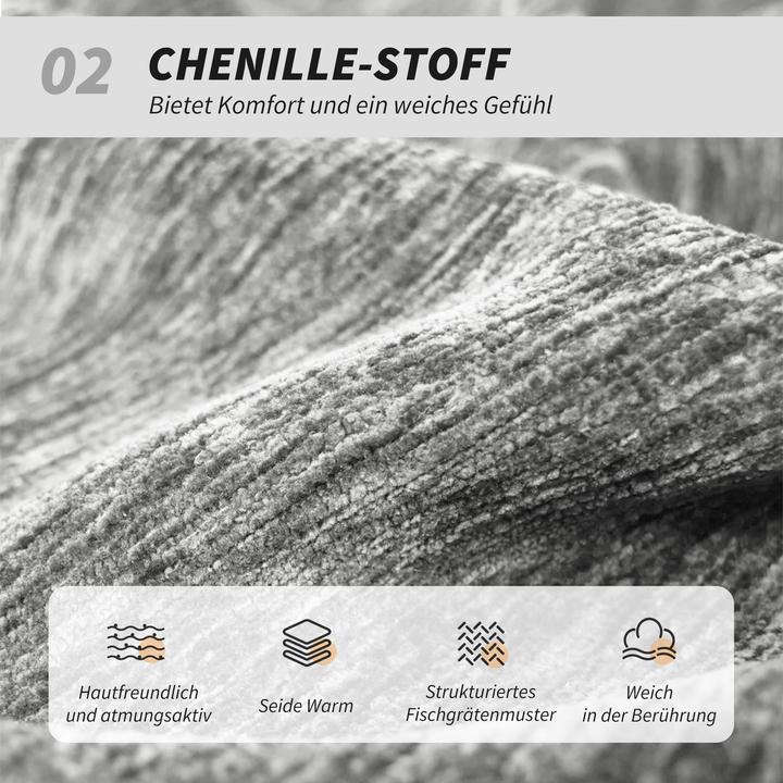 Produktbild Homcom Bürostuhl Polyester, Stahl Grau (48 - 54 cm)