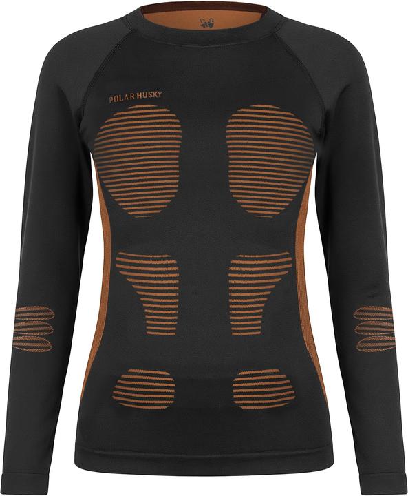 Produktbild Normani 2 x Thermooberteil Langarm Shirt Skiunterwäsche für Damen - 9873 (L, XL)