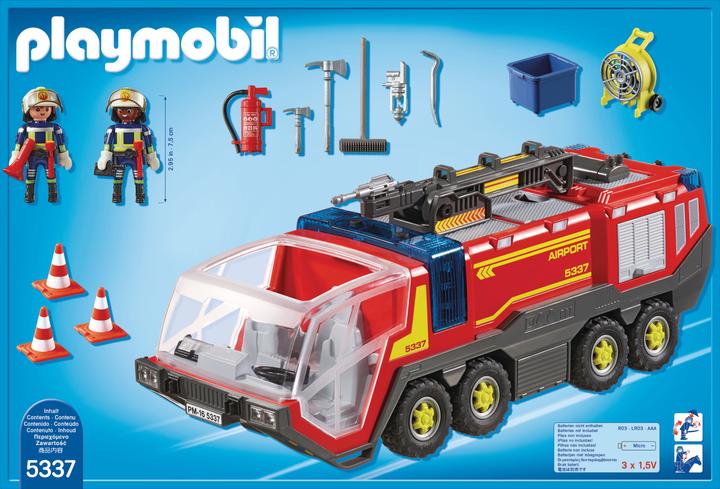 Produktbild Playmobil Flughafenlöschfahrzeug (5337)