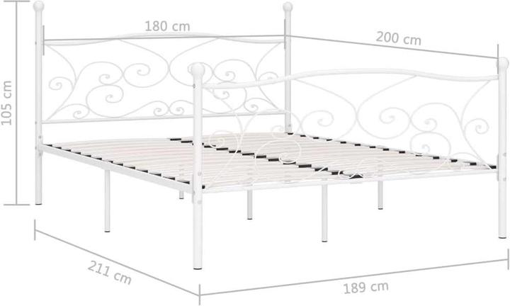 Image du produit vidaXL Bettgestell (180 x 200 cm)